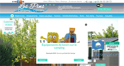 Desktop Screenshot of campinglespins-carcans.com