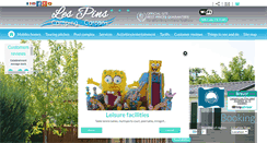 Desktop Screenshot of en.campinglespins-carcans.com